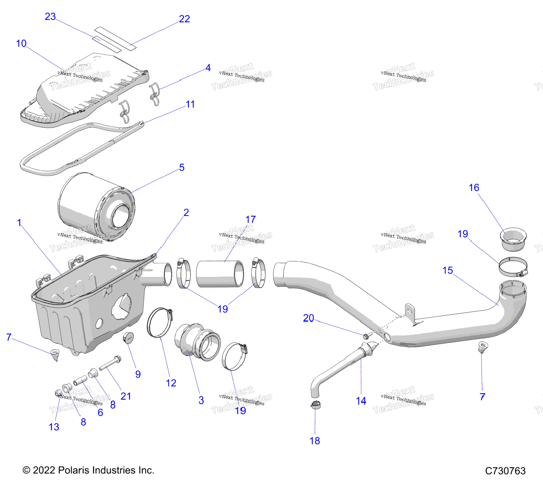 Engine, Air Intake System