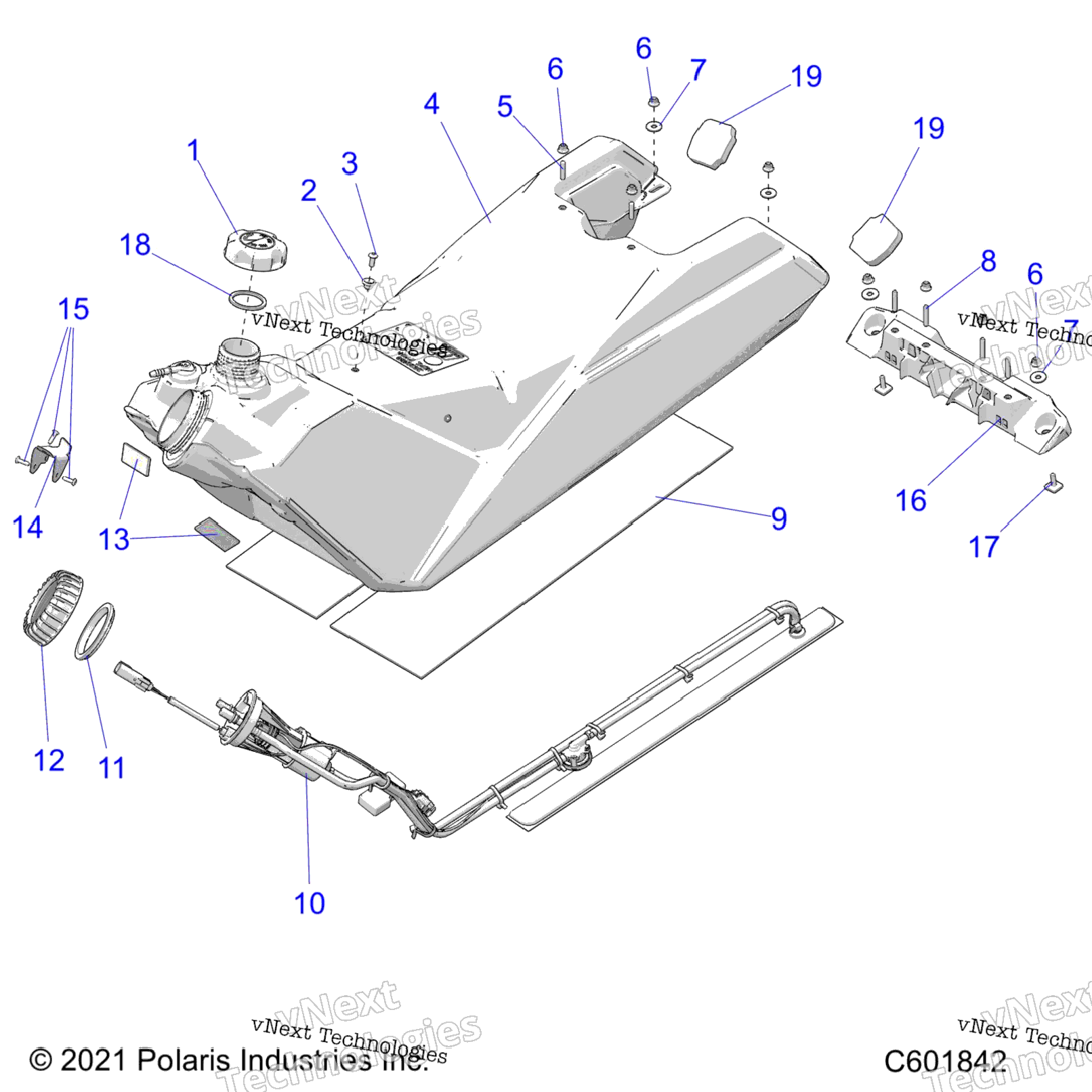 Fuel System, Fuel Tank Asm