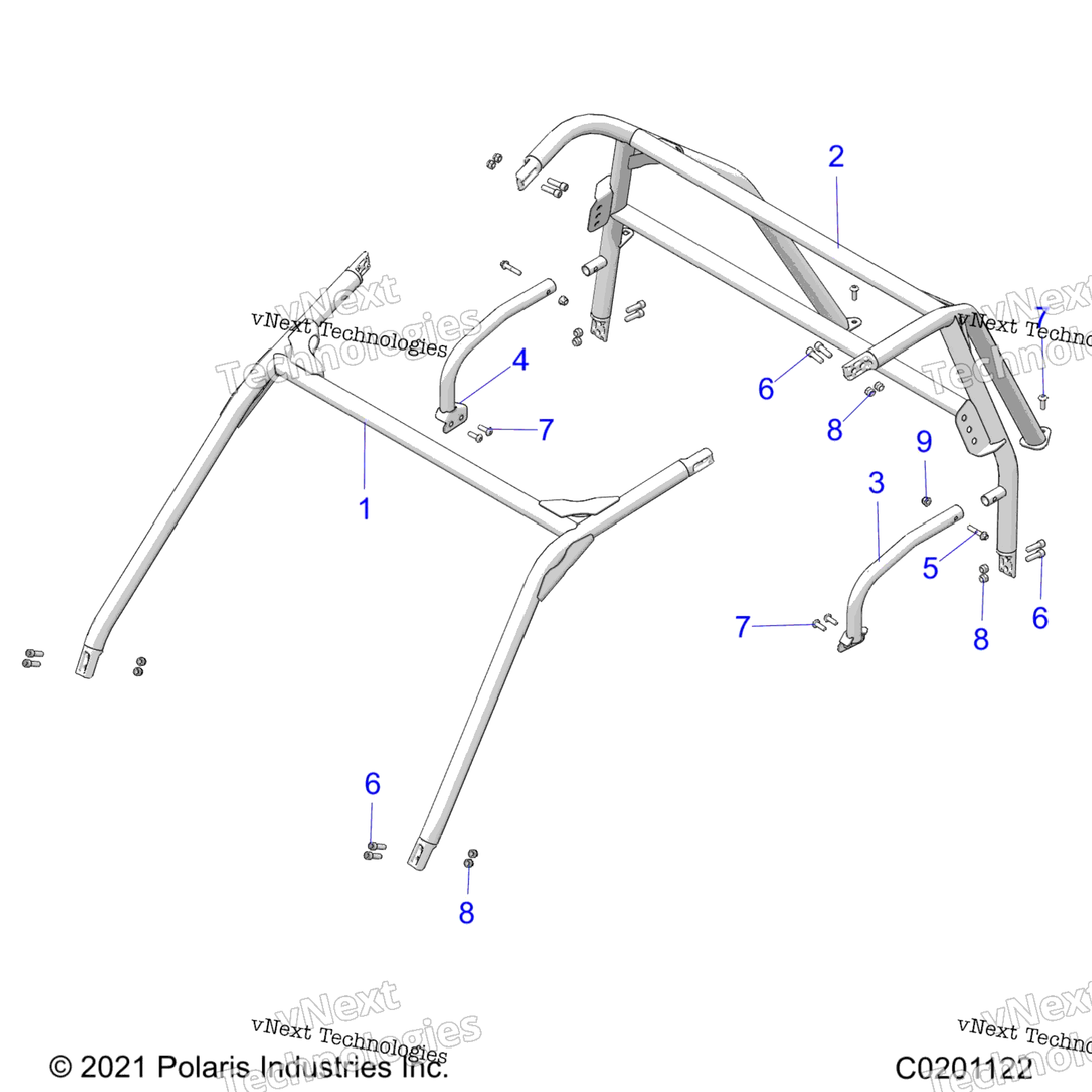 Chassis, Cab Frame 6