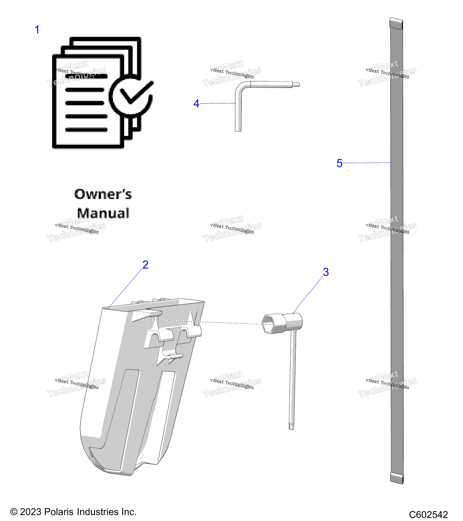 References,Tools, Belt Holder, & Owners Manual