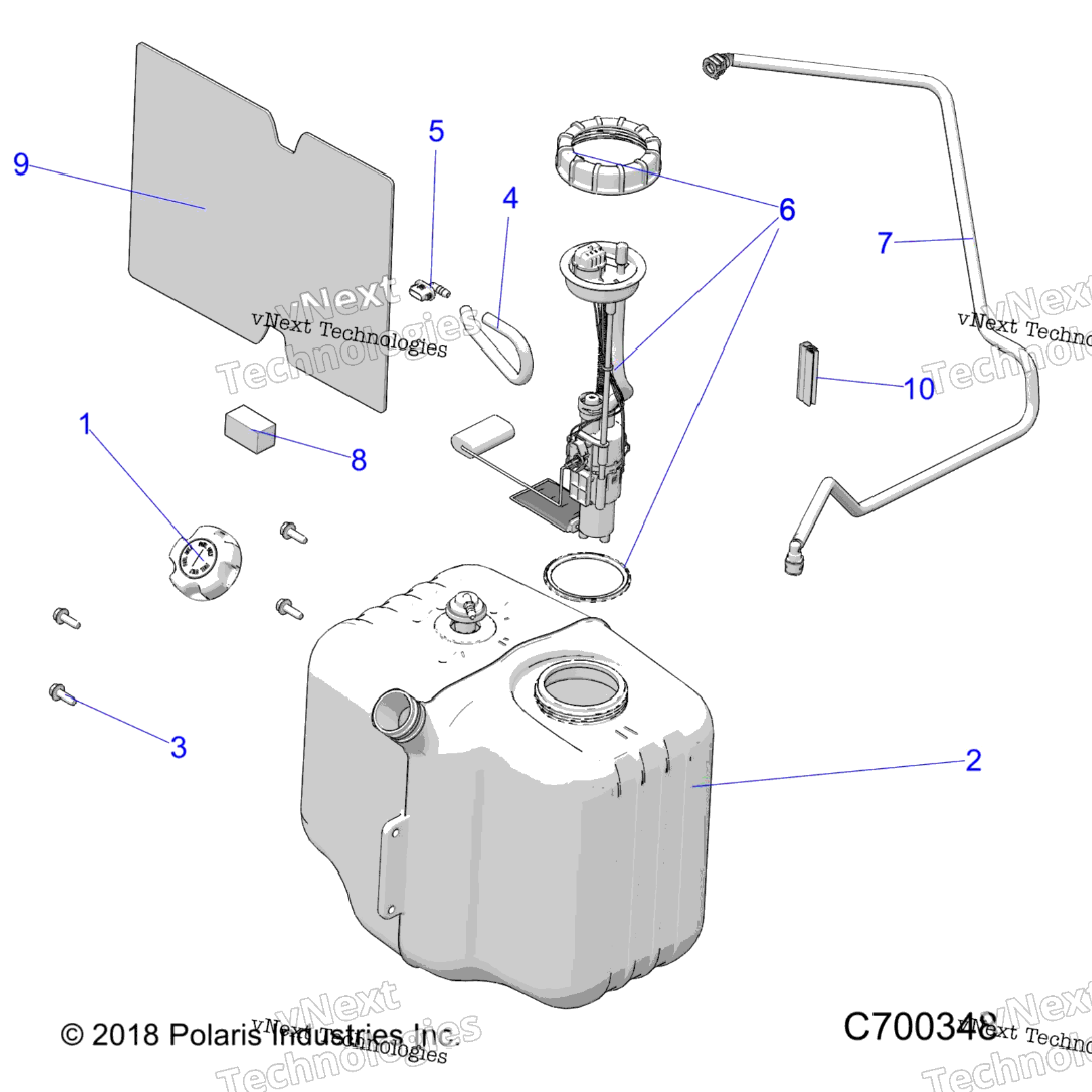 Fuel System, Fuel Tank Asm