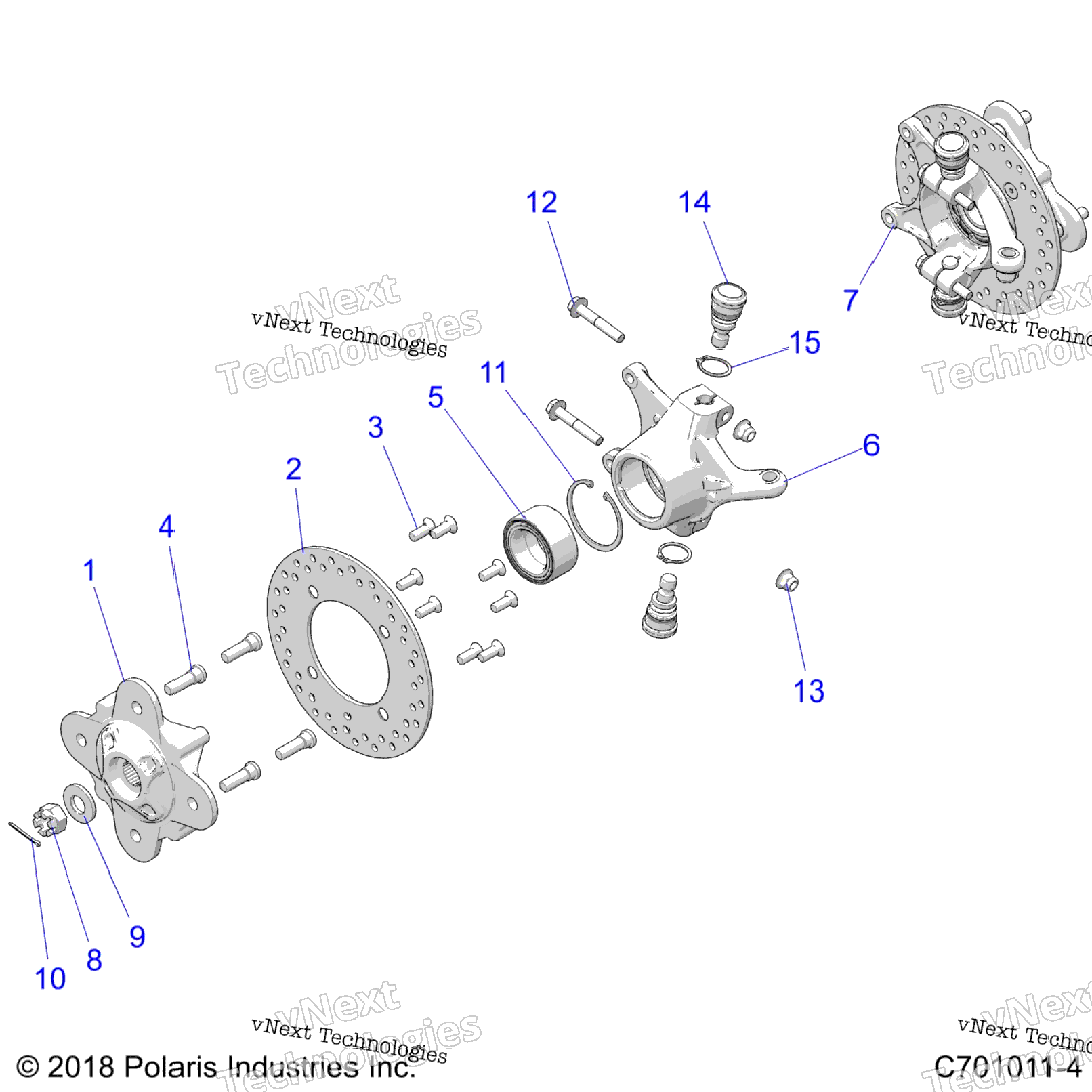 Suspension, Front Carrier