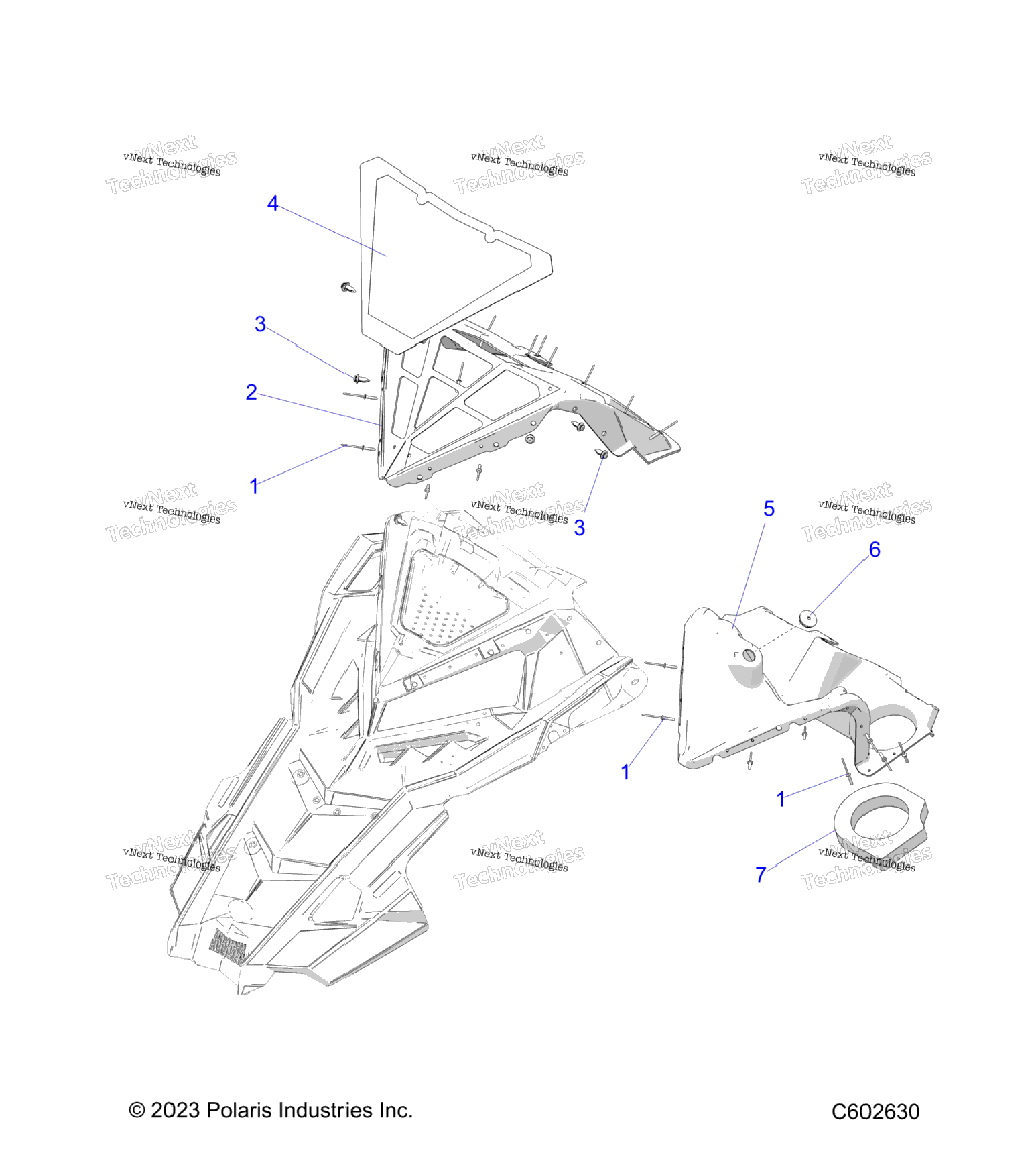 Body, Hood, Plenum Asm. S24mdx6dsa6Dea