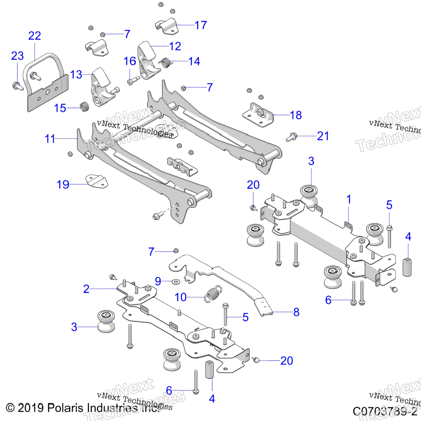 Body, Seat Mounting, Front Z23g492alBl