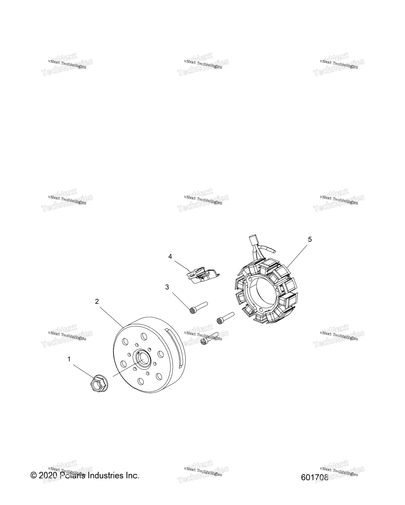 Engine, Flywheel And Stator S24mdx6dsa6Dea