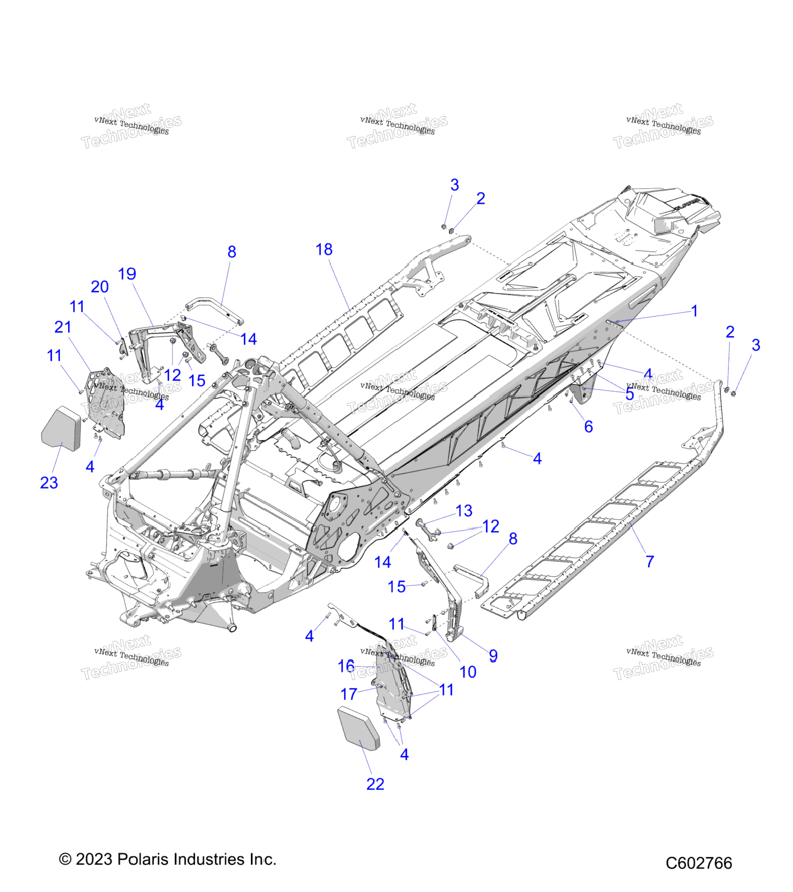 Chassis, Footrests, And Running Boards