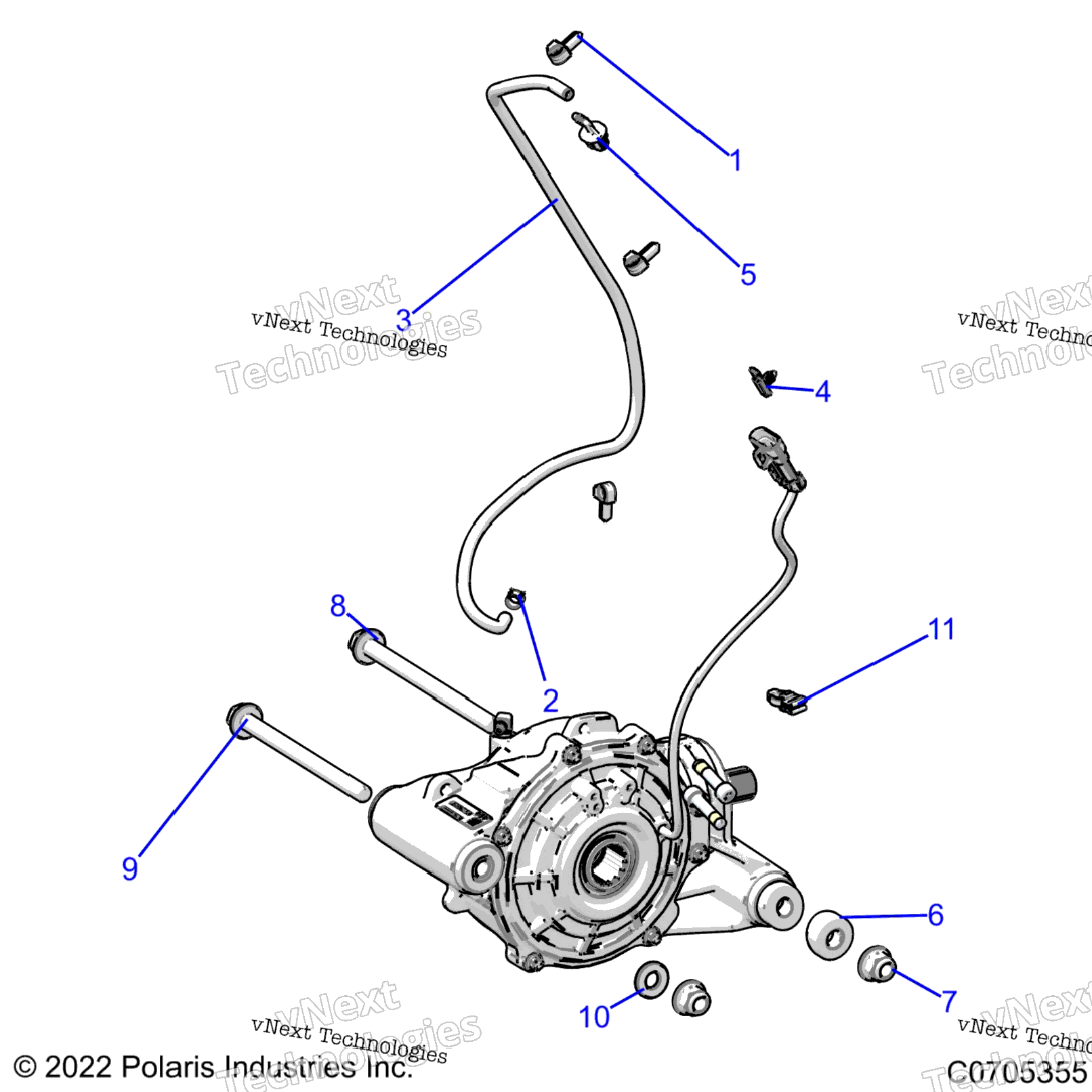 Drive Train, Front Gearcase Mounting