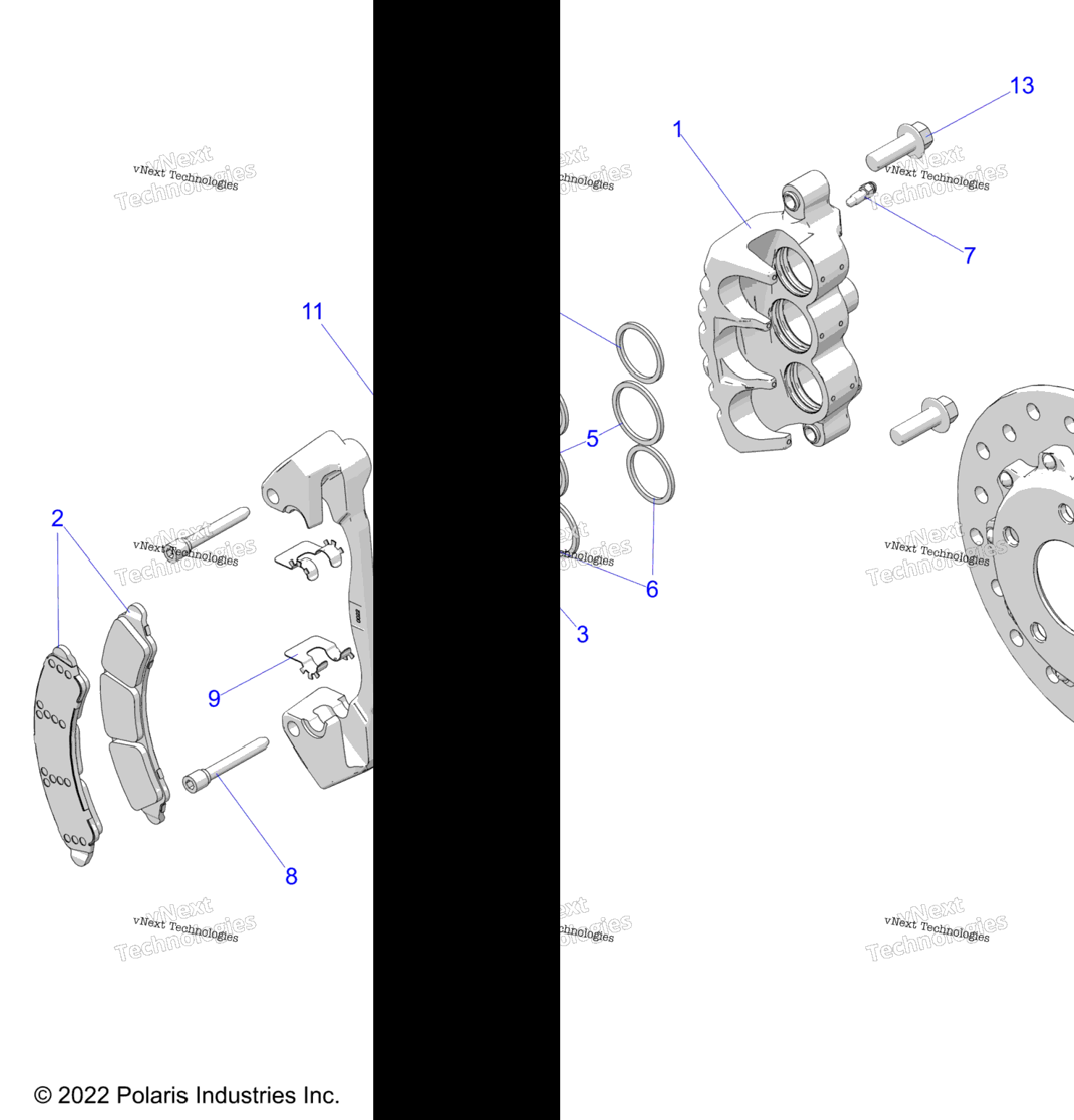 Brakes, Caliper, Front