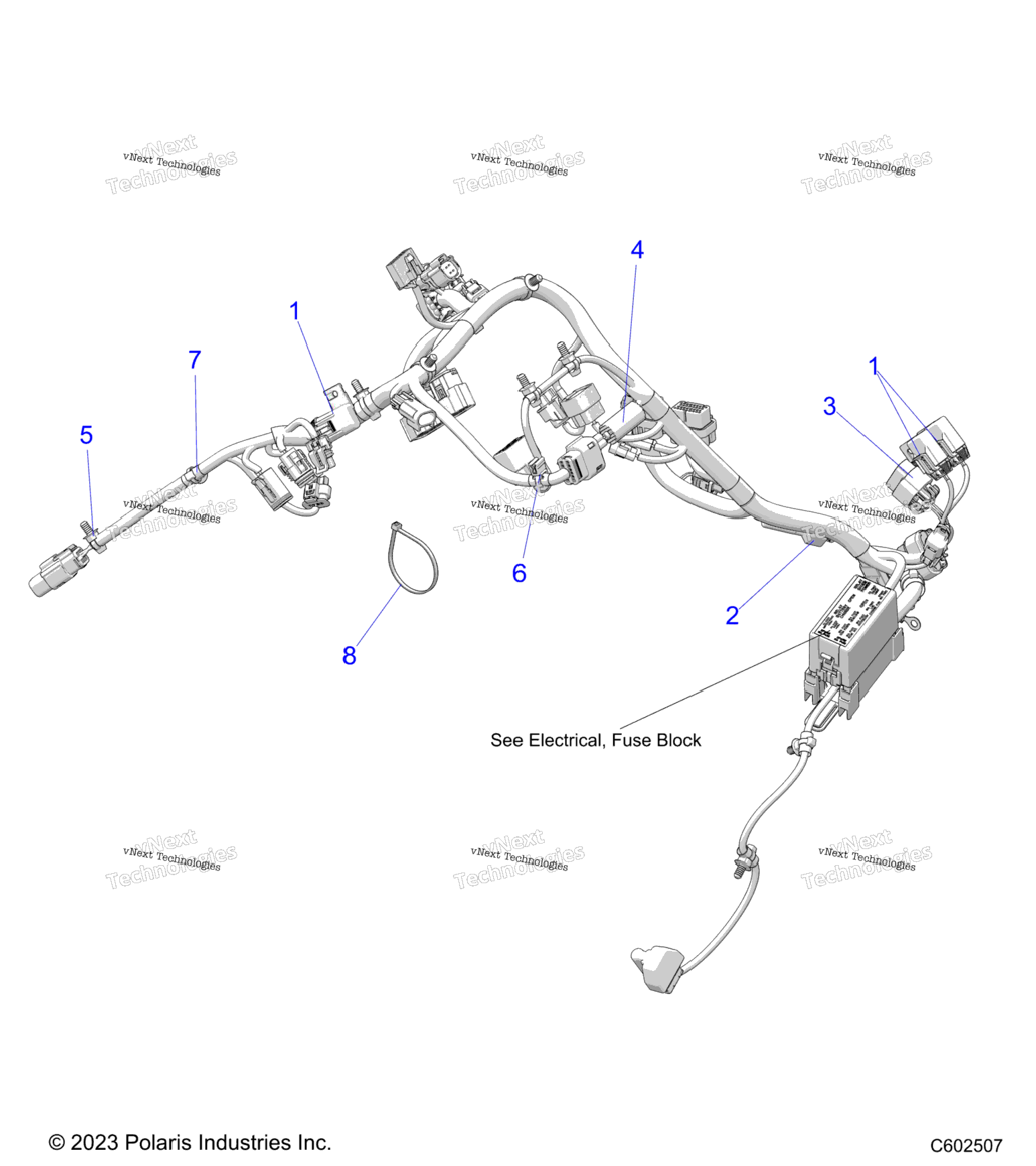 Electrical, Wire Harness, Main