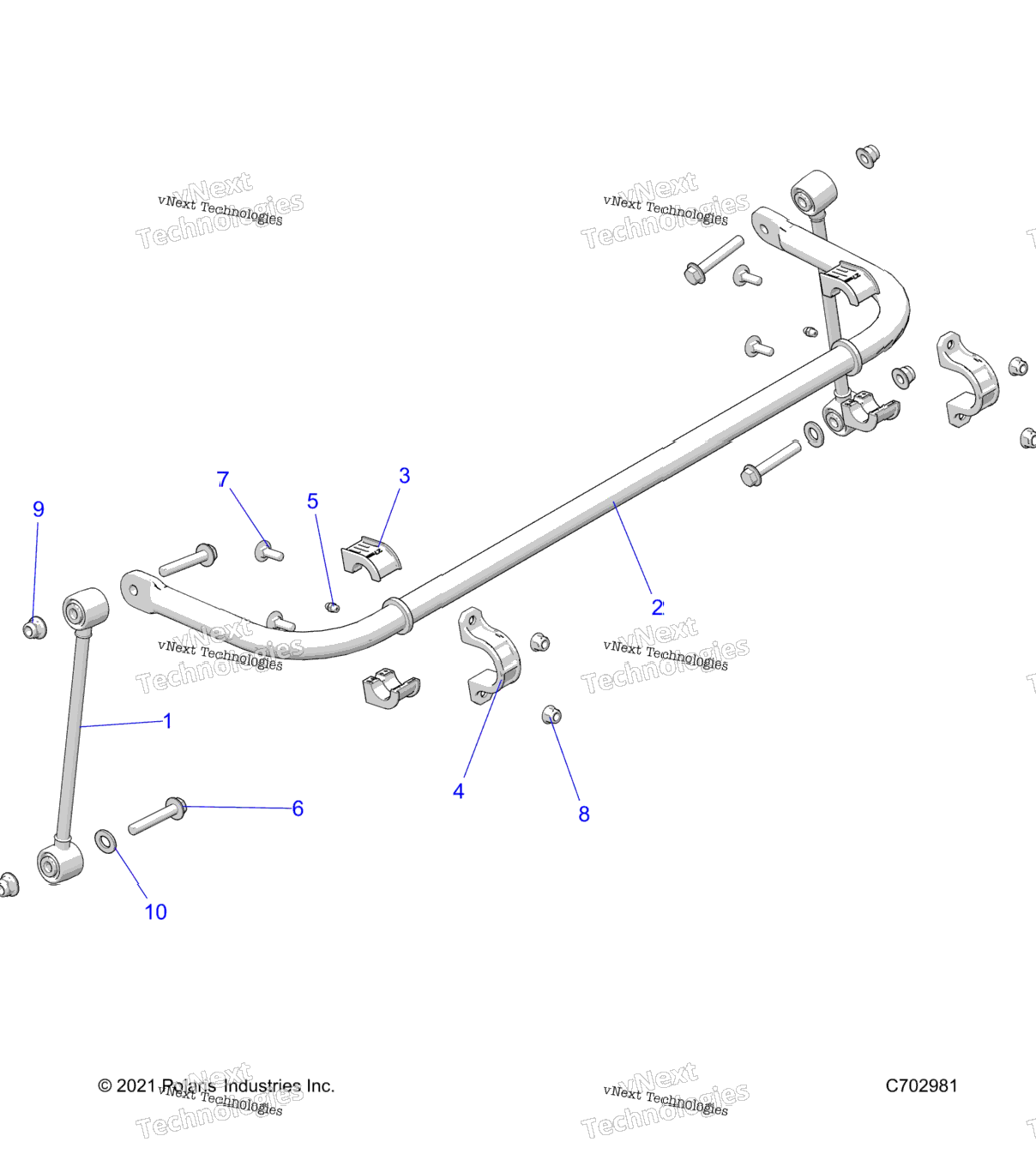 Suspension, Rear Stabilizer Bar