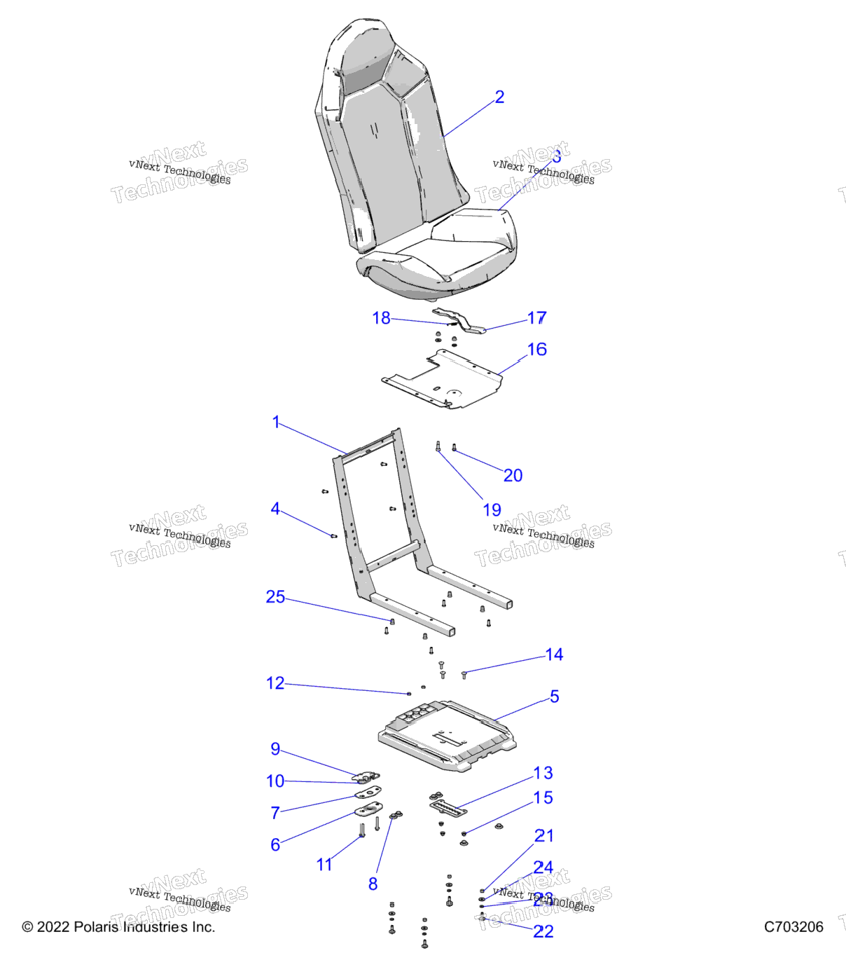 Body, Seat Asm. And Slider