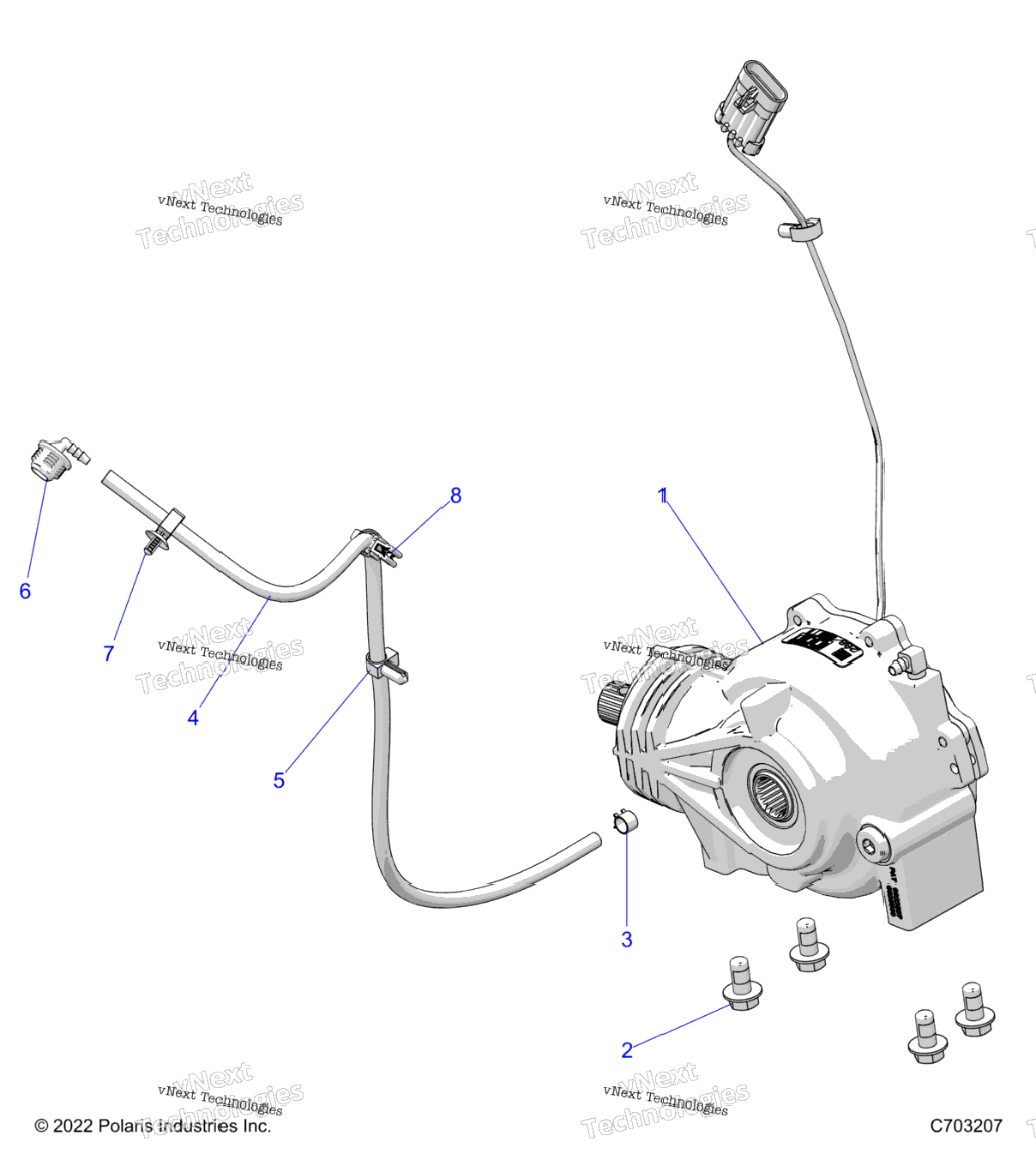 Drive Train, Front Gearcase Mounting