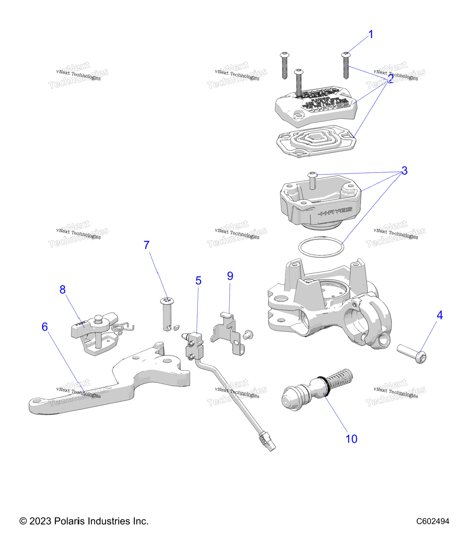 Brakes, Master Cylinder Asm