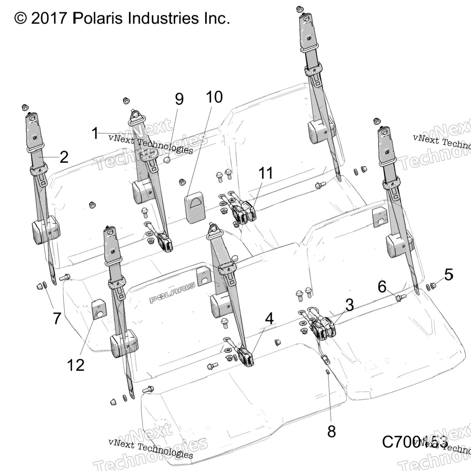 Body, Seat Belt Mounting