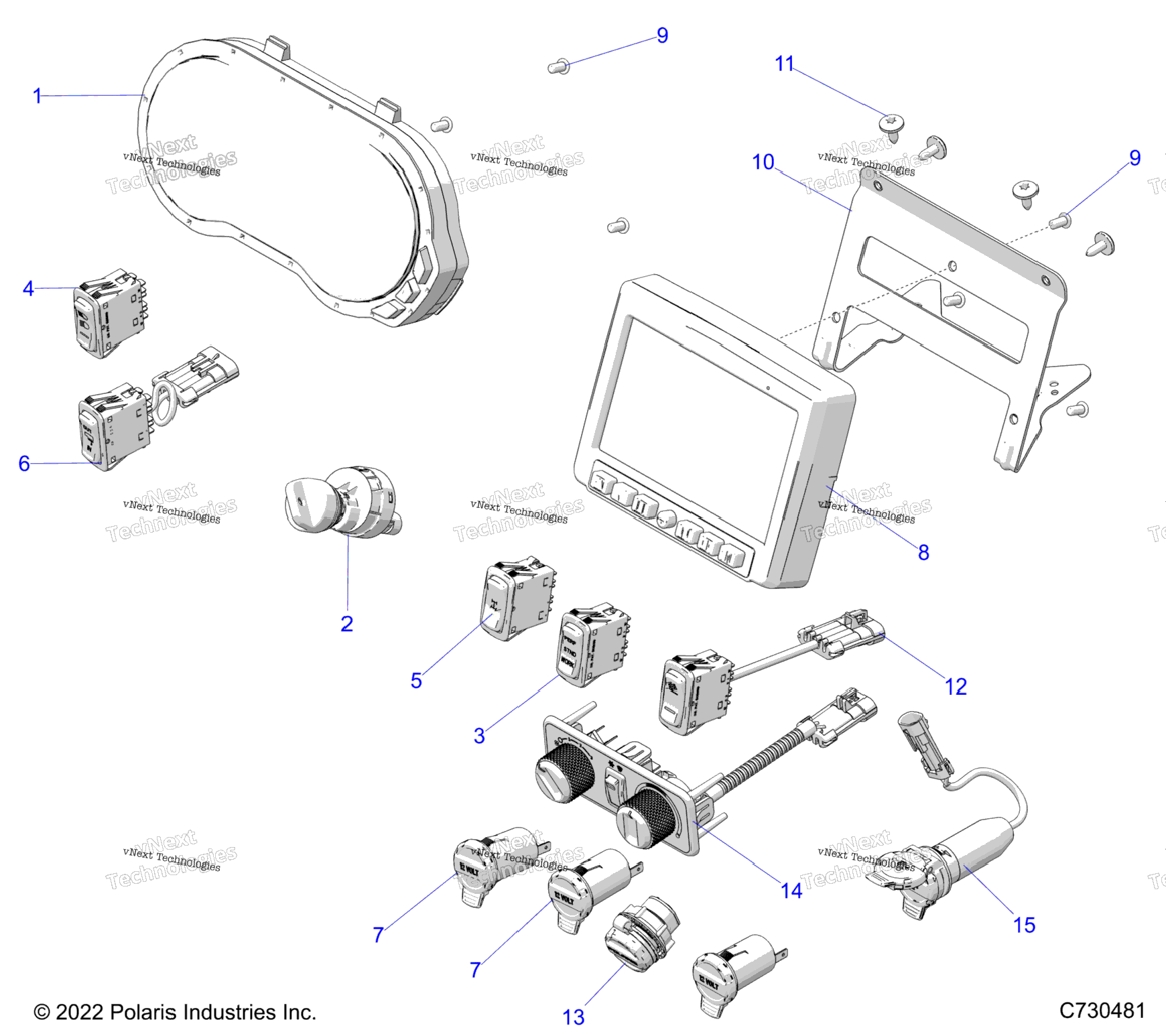 Electrical, Dash Instruments