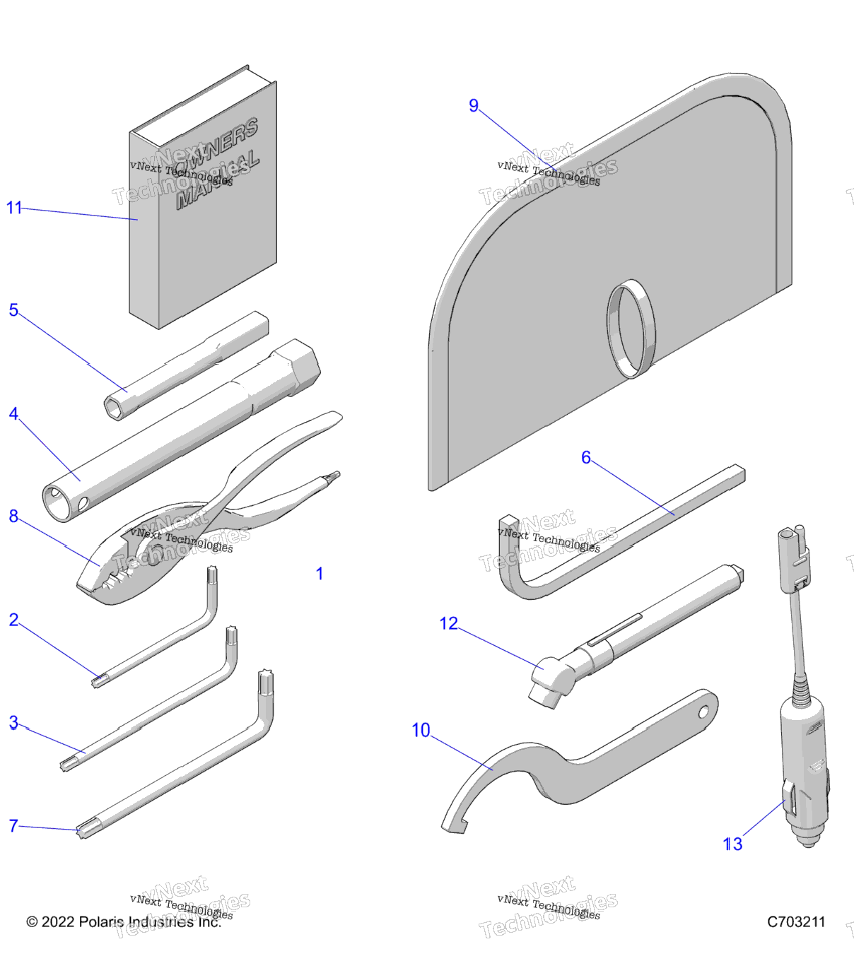 Reference, Owners Manual And Tool Kit