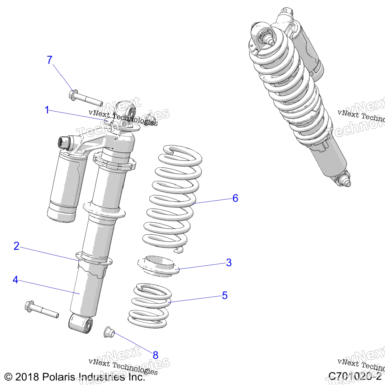 Suspension, Rear Shock Z23a5p87a4A87a2