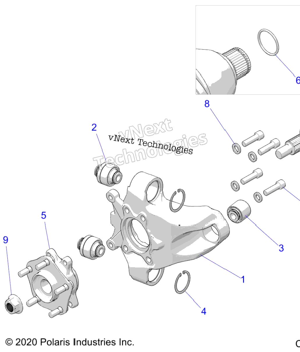 Suspension, Rear Carrier And Hub Z23gac92a92B