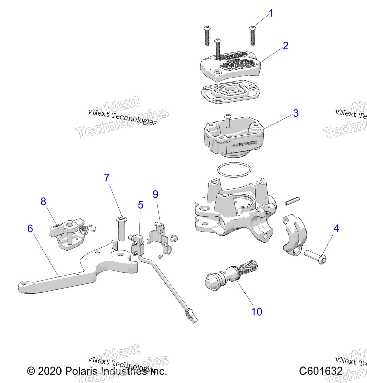 Brakes, Master Cylinder Asm