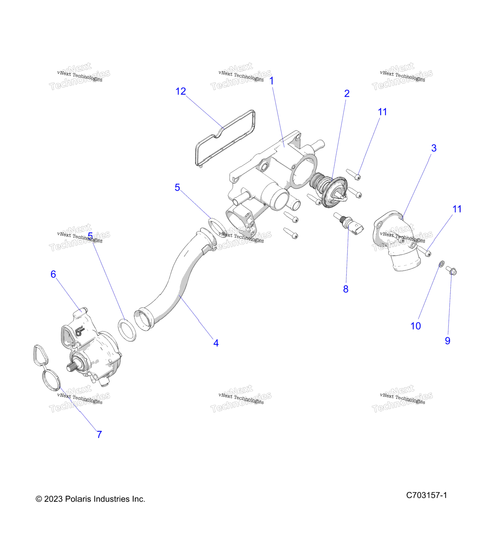 Engine, Waterpump And Related