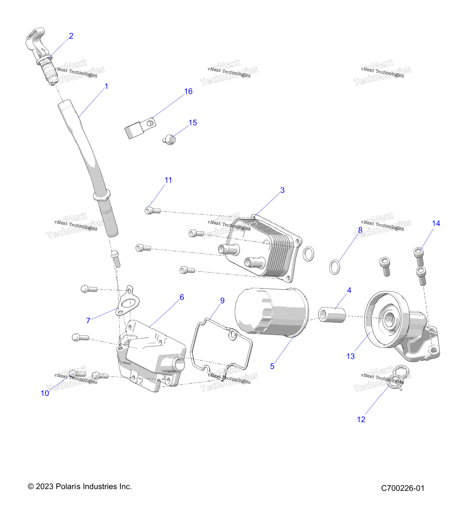 Engine, Dipstick And Oil Filter