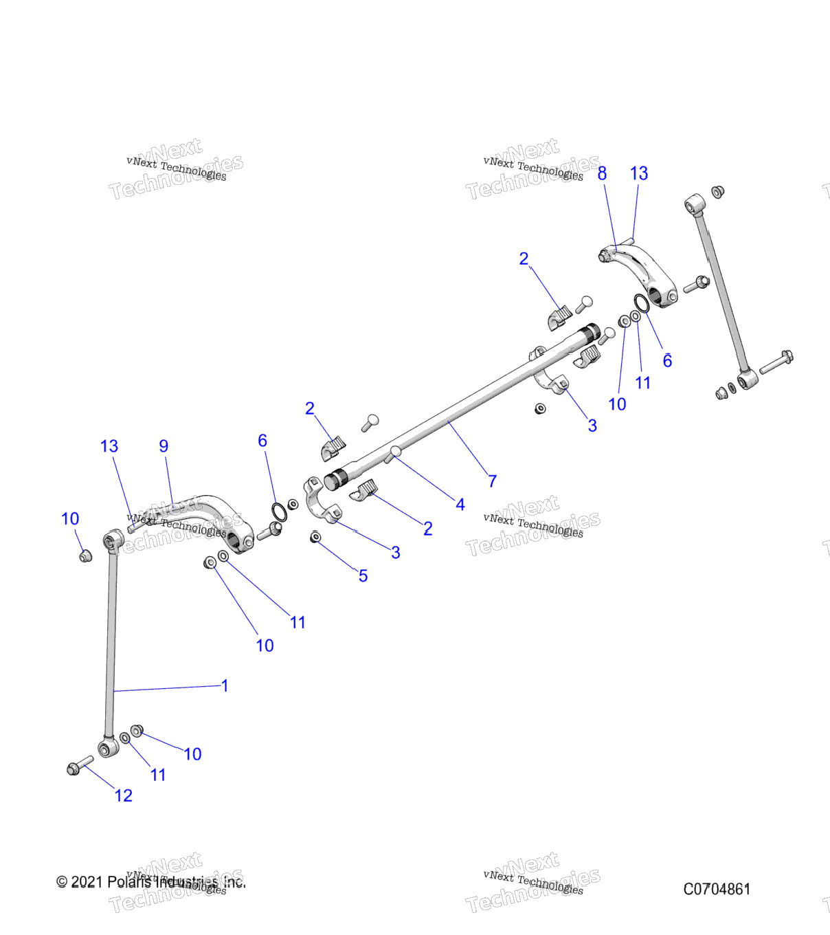 Suspension, Rear Stabilizer Bar