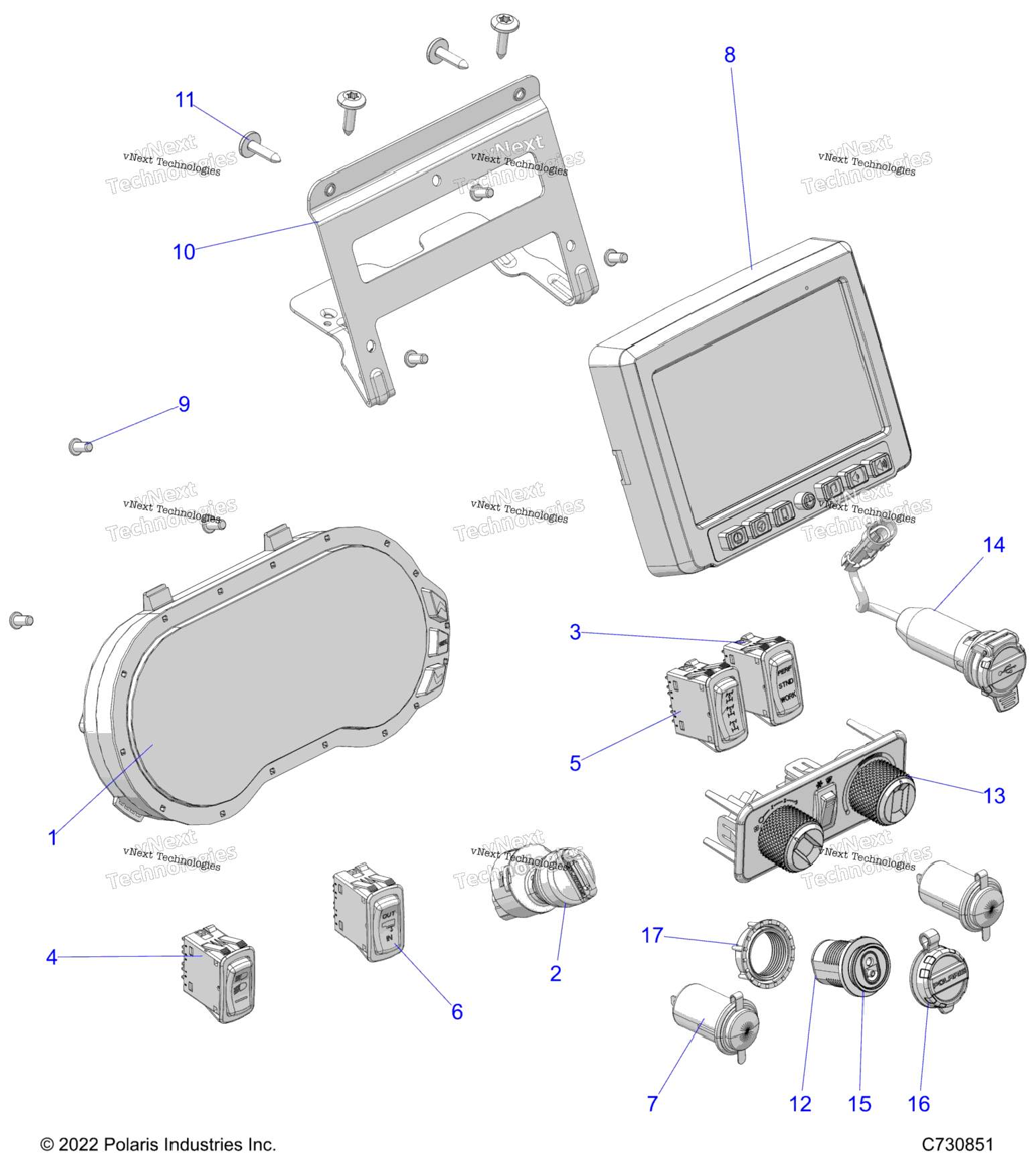 Electrical, Dash Instruments