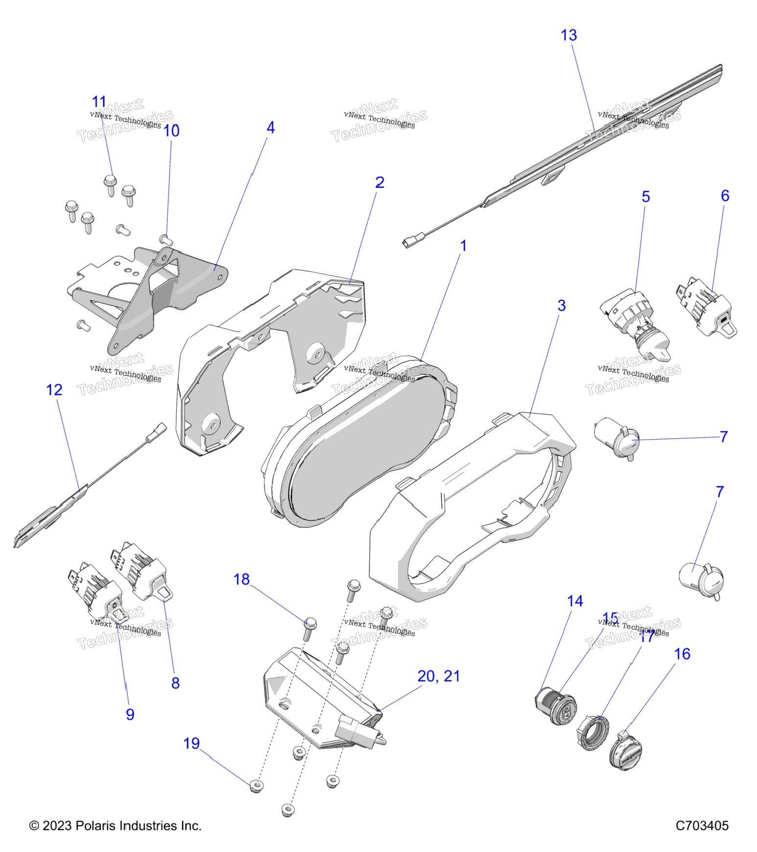 Electrical, Dash Instruments And Controls Rzr 2000G4 )