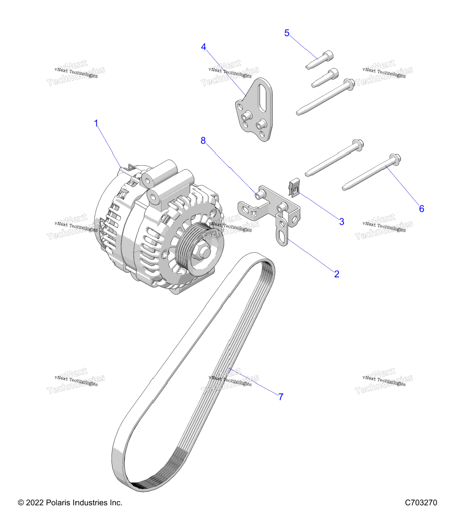 Engine, Alternator