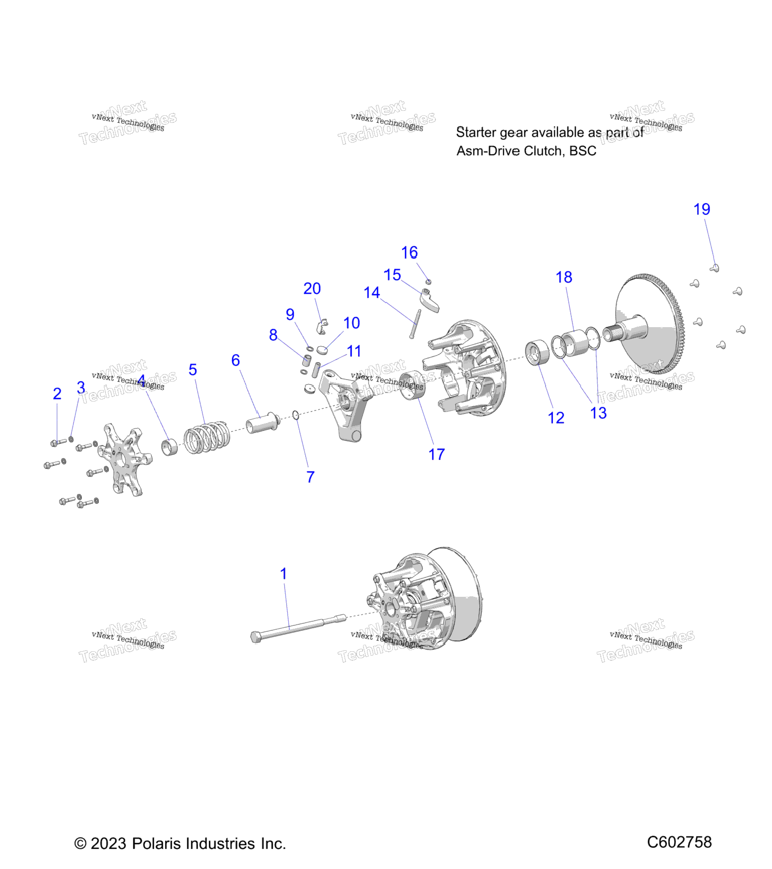 Drive Train, Clutch, Primary