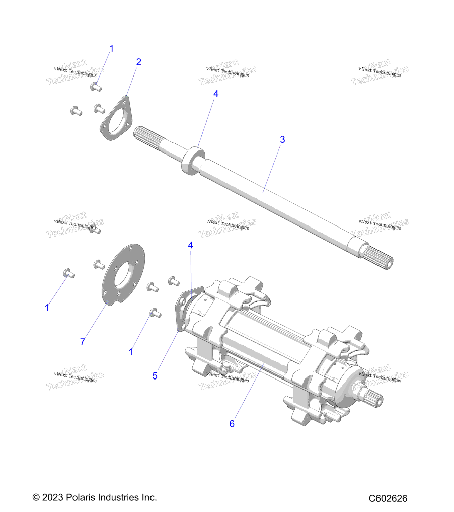 Drive Train, Jackshaft & Driveshaft