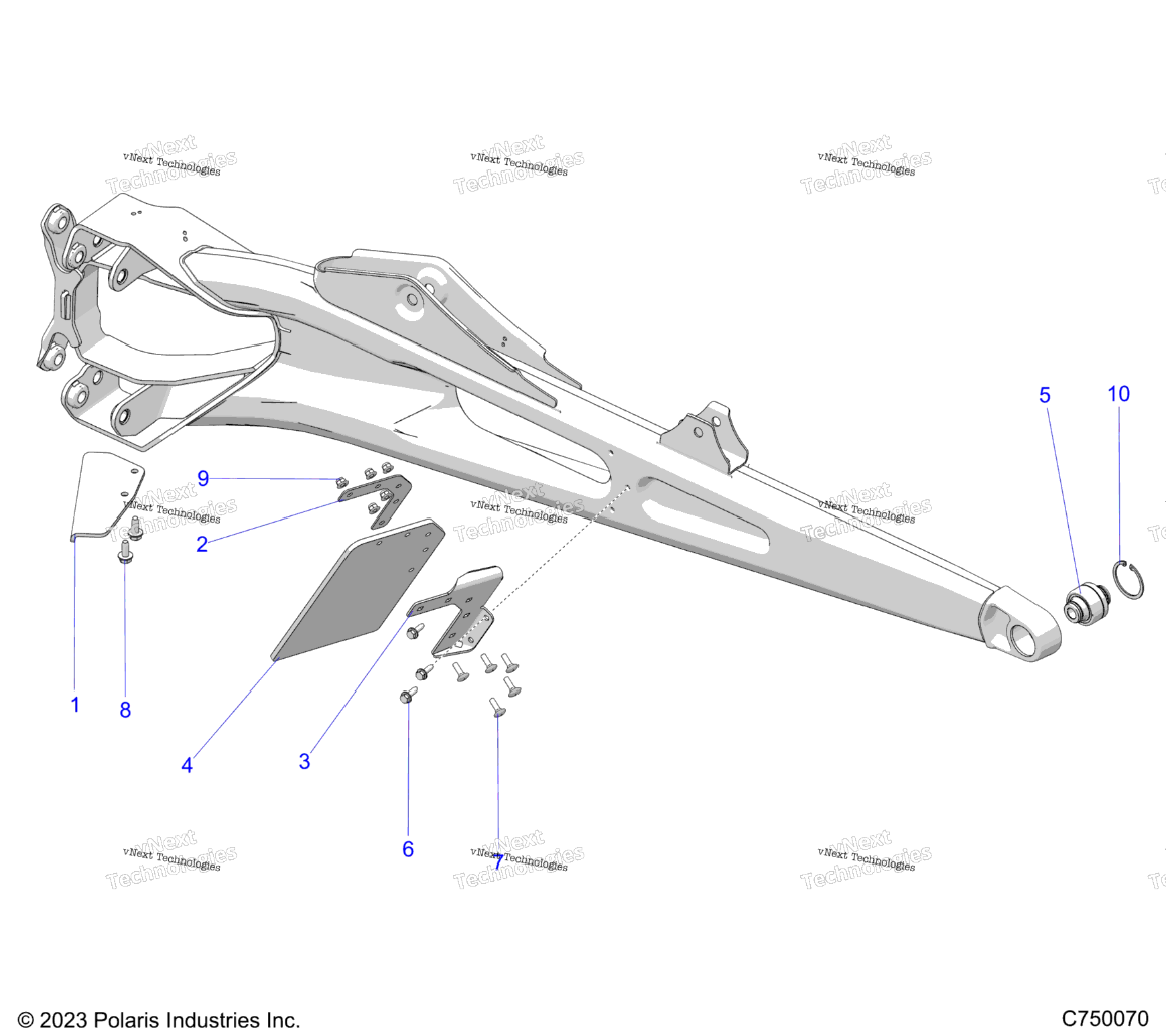 Suspension, Rear Trailing Arms