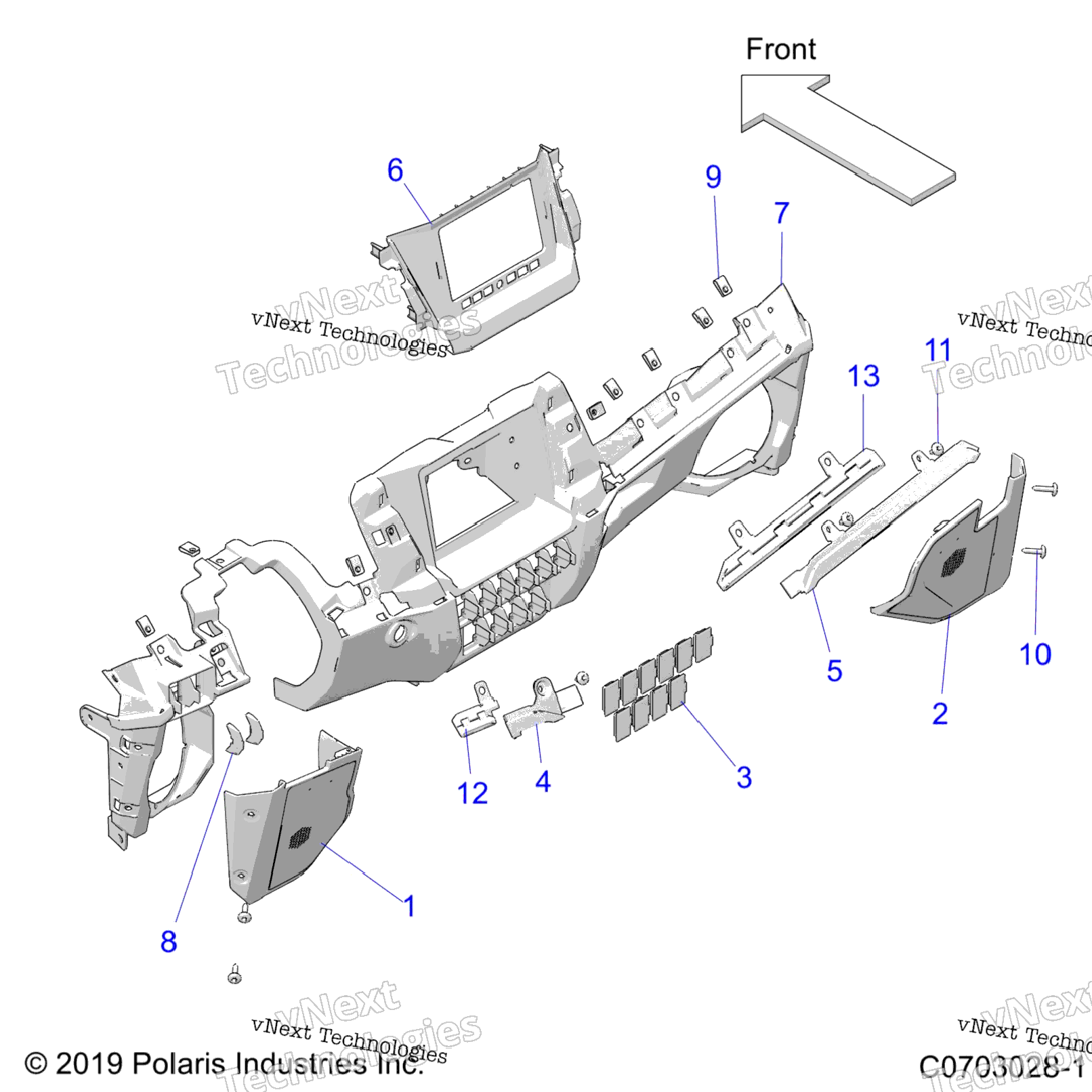 Body, Dash Lower