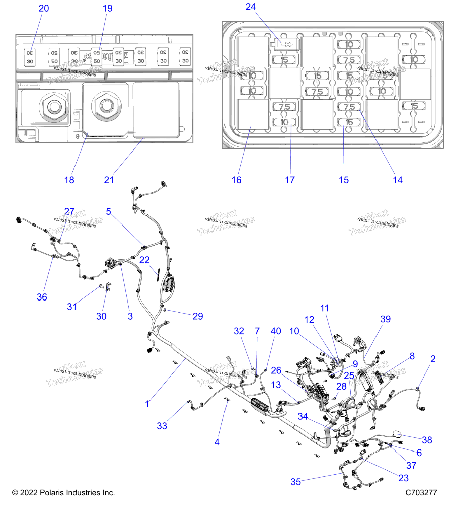 Electrical, Wire Harness, Chassis