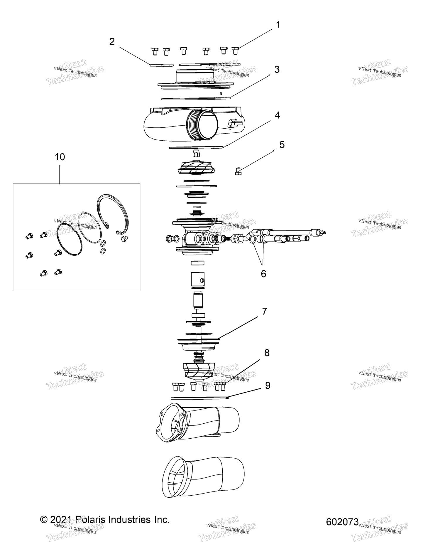 Engine, Turbo Assembly