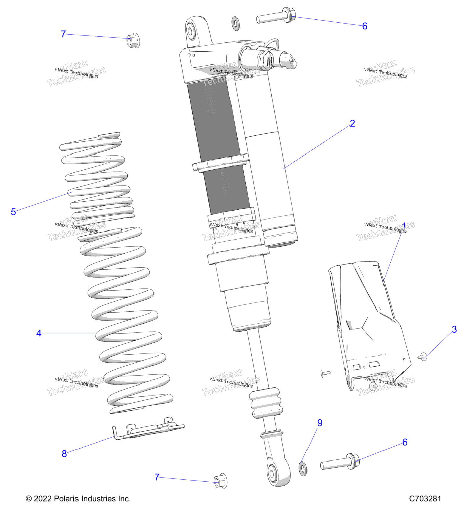 Suspension, Rear Shock Mounting