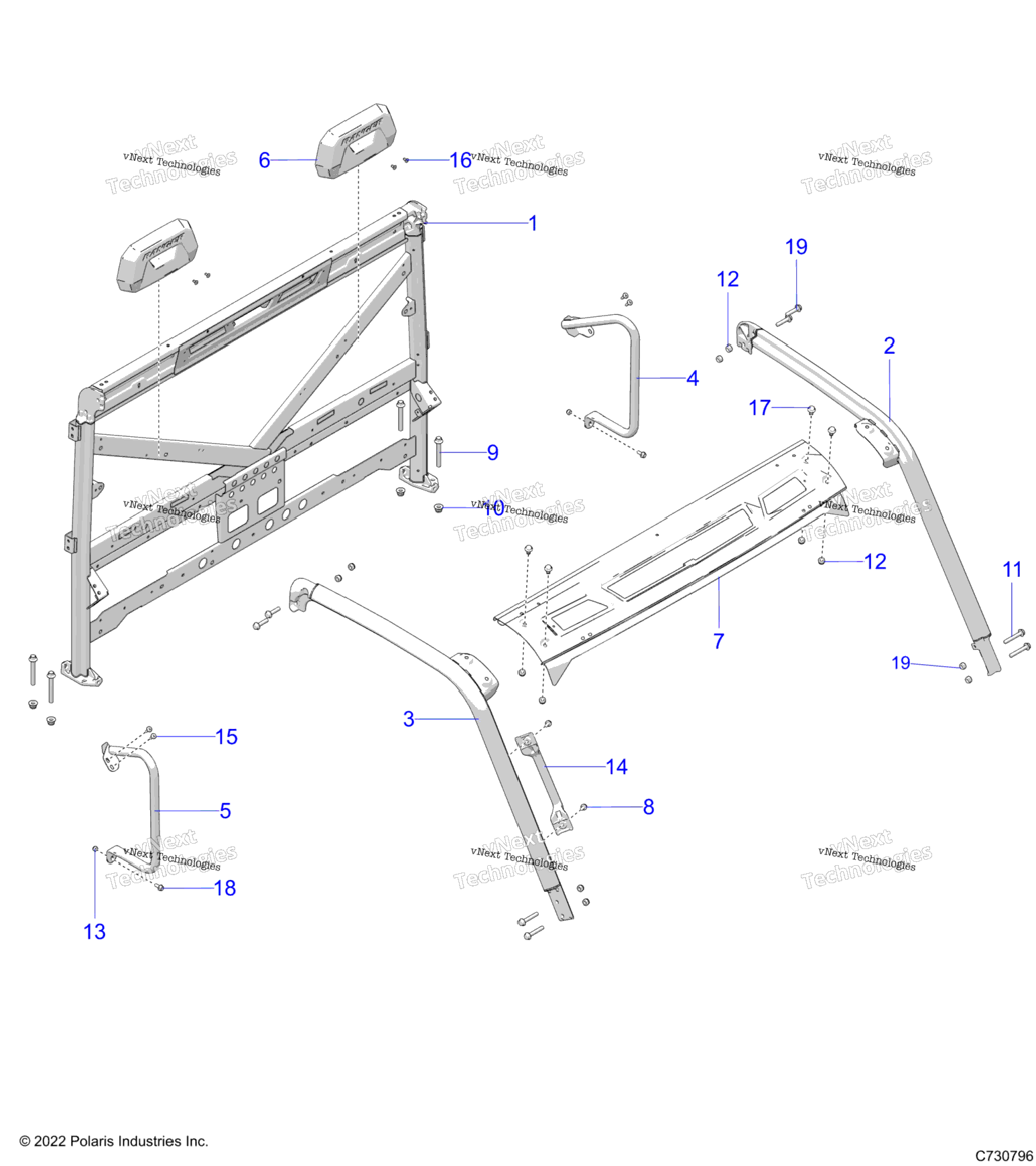 Chassis, Cab Frame