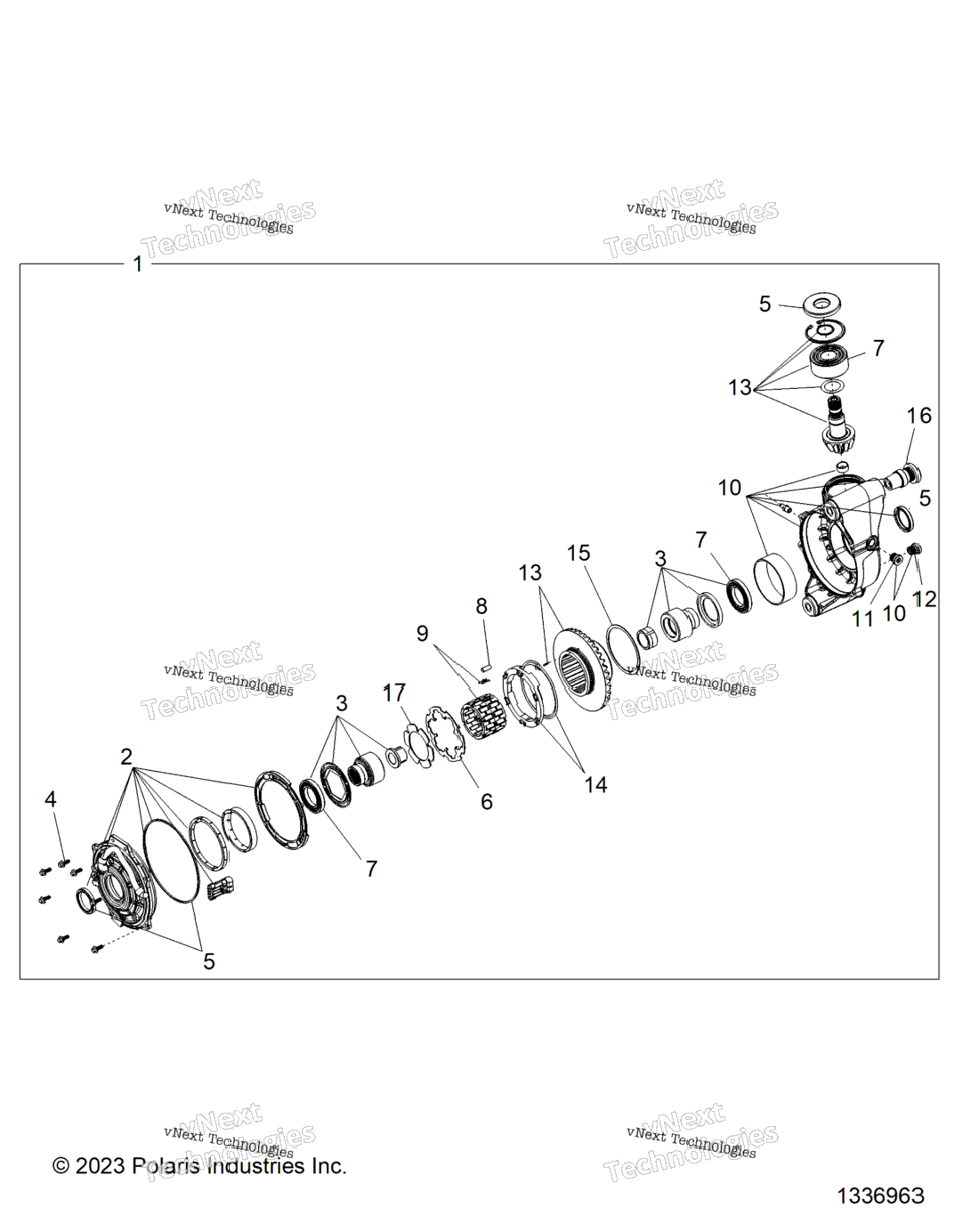 Drive Train, Front Gearcase