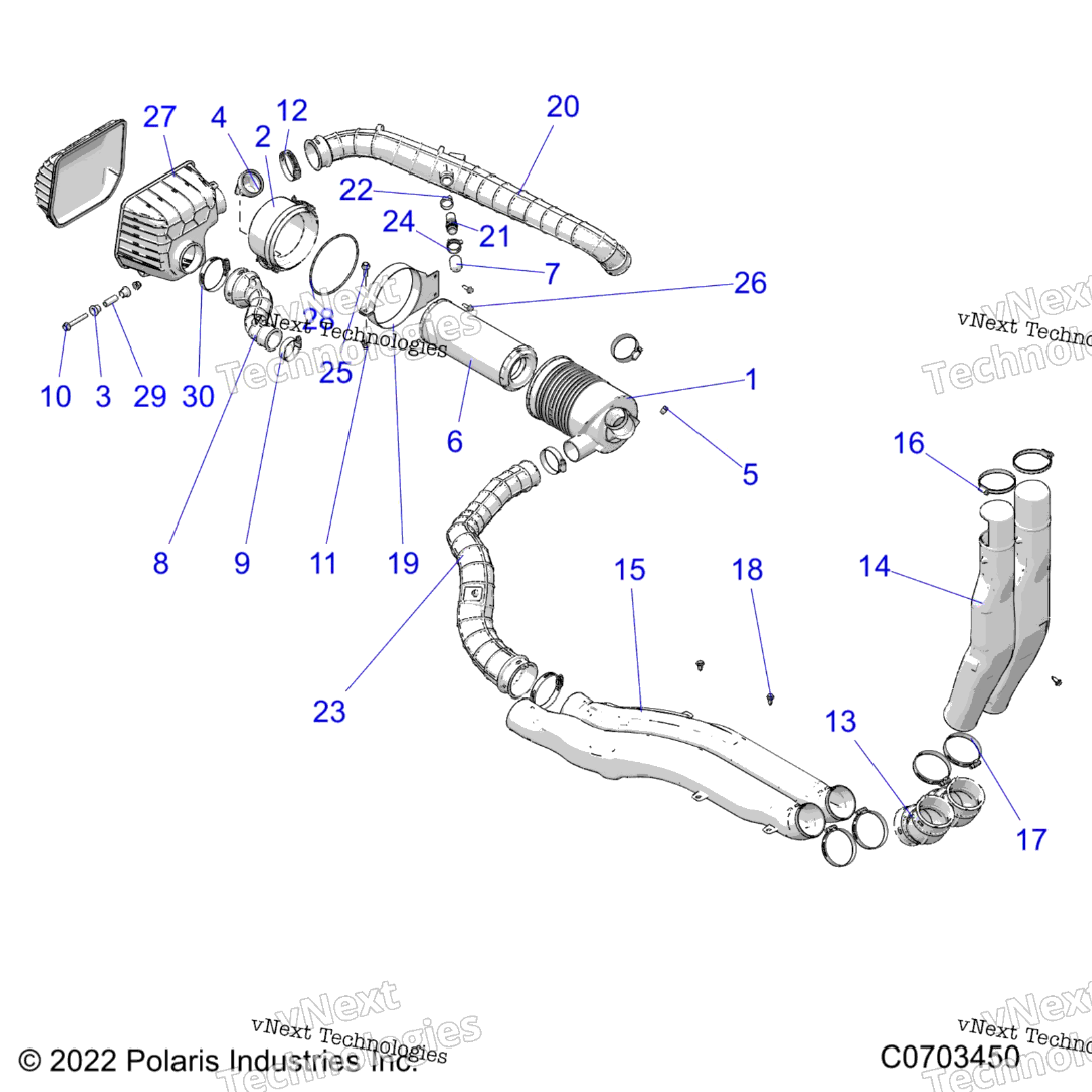 Engine, Air Intake System