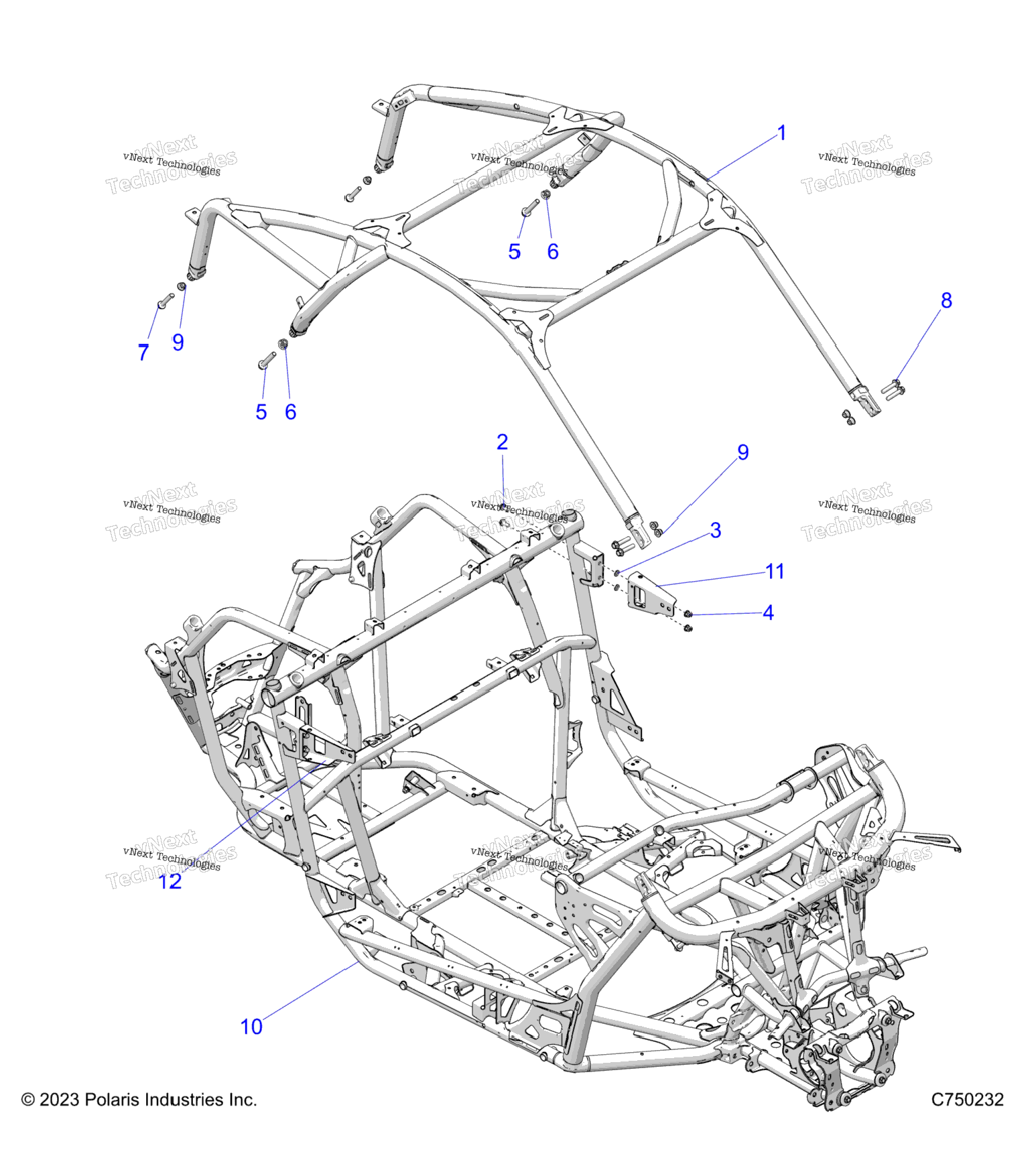 Chassis, Cab Frame