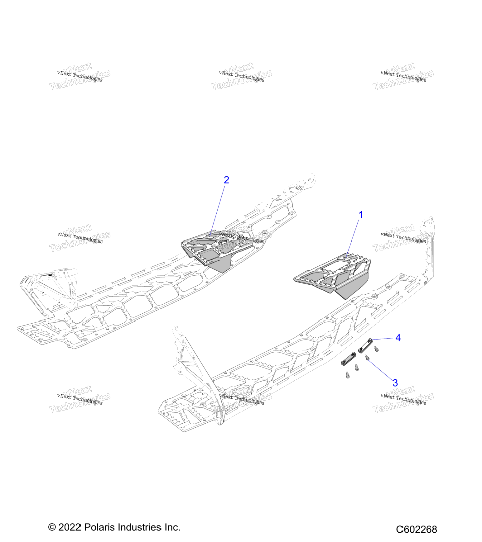 Chassis, Passenger Footrests