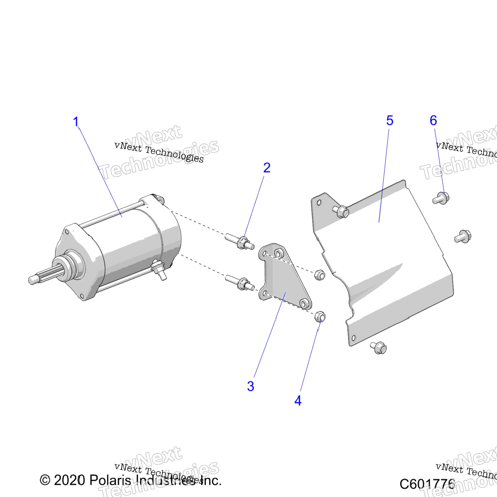 Engine, Starter MotorShield S24tde9fs