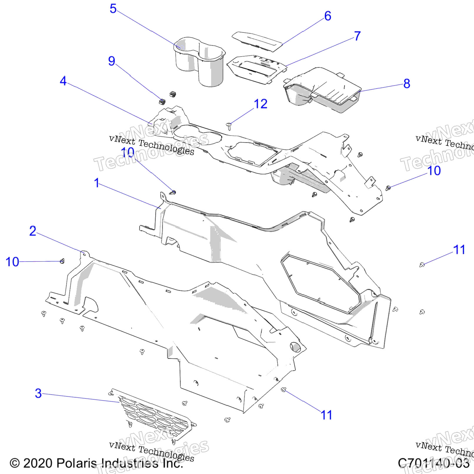 Body, Center Console