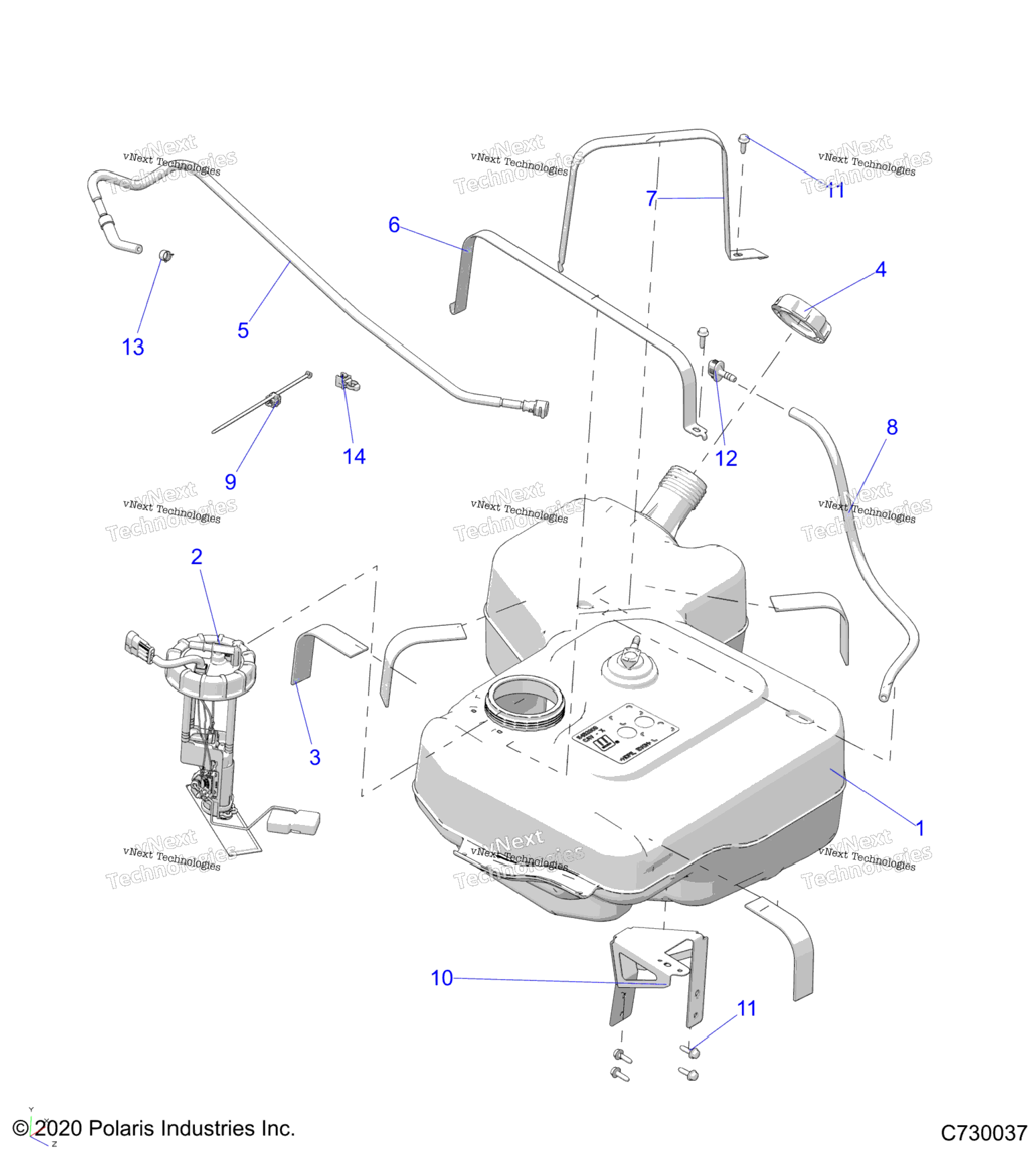 Fuel System, Tank