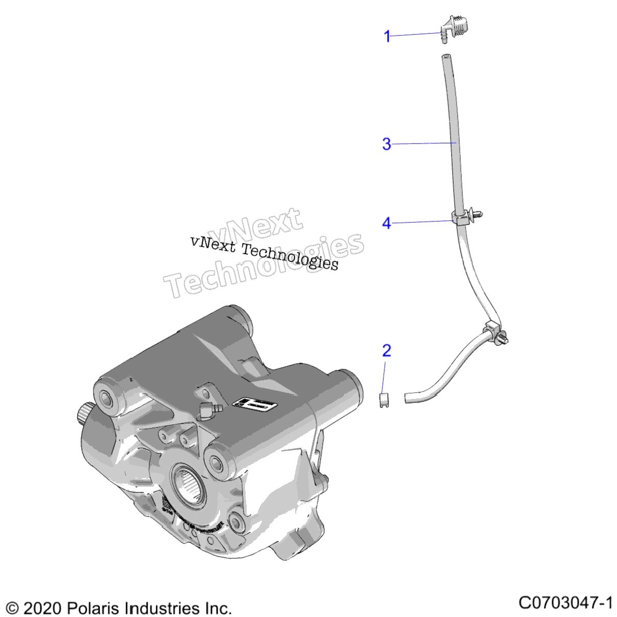 Drive Train, Gearcase, Front, Venting