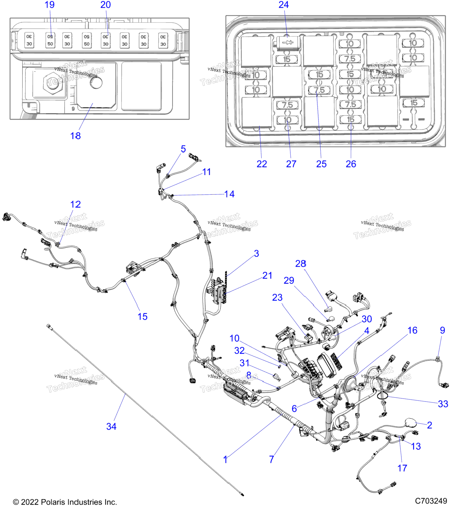 Electrical, Wire Harness, Chassis