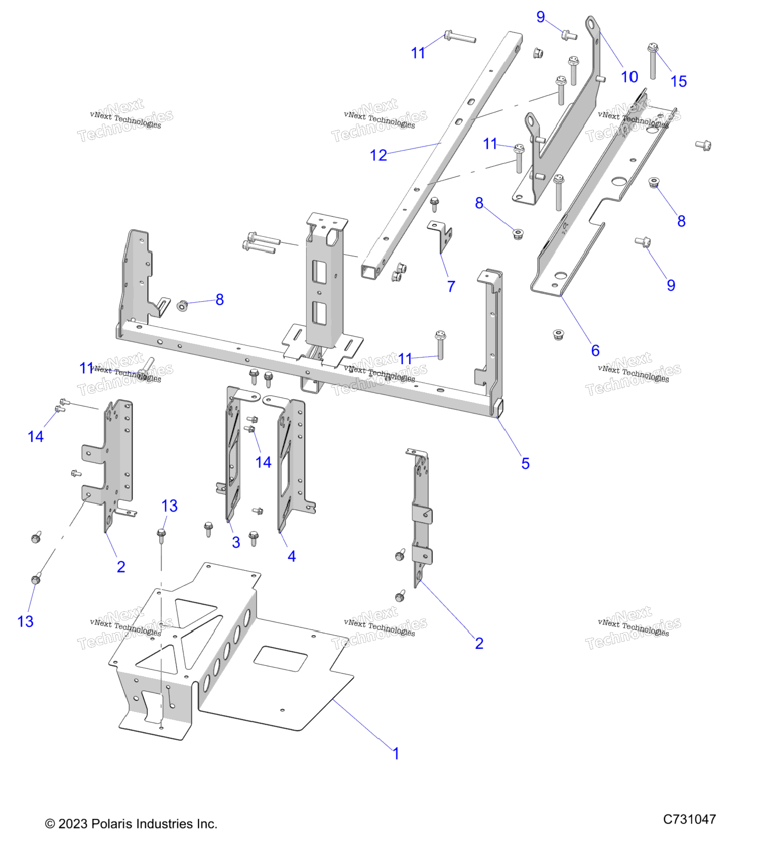 Electrical, Battery, Mounting. Pt (C731047