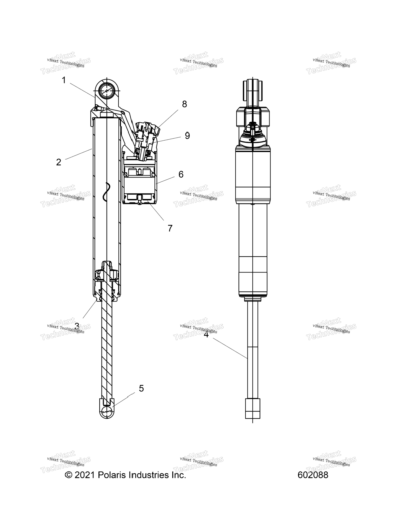 Suspension, Shock, Rear Track