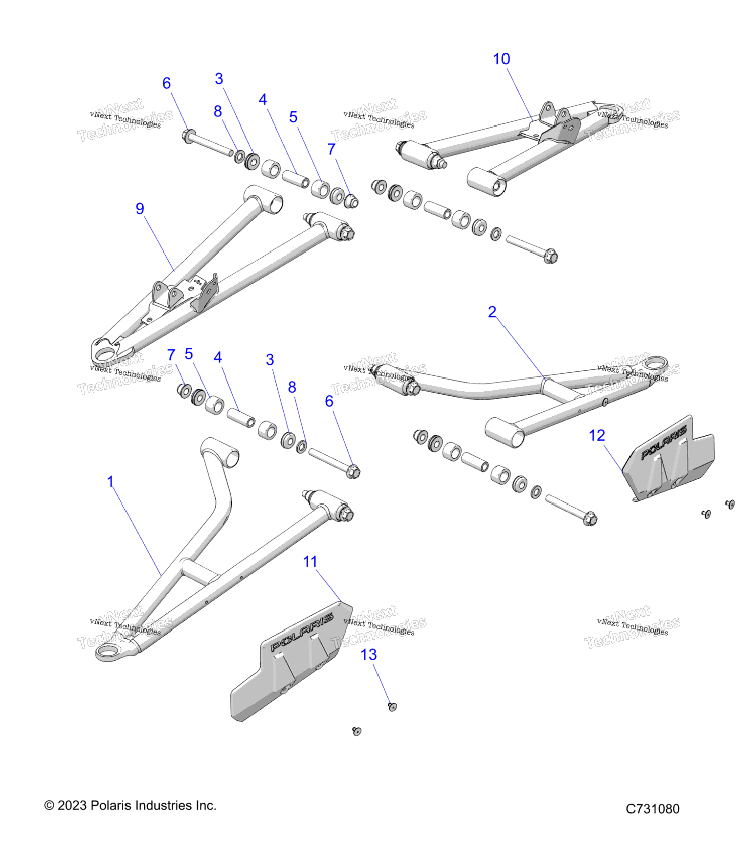 Suspension, Front Control Arms