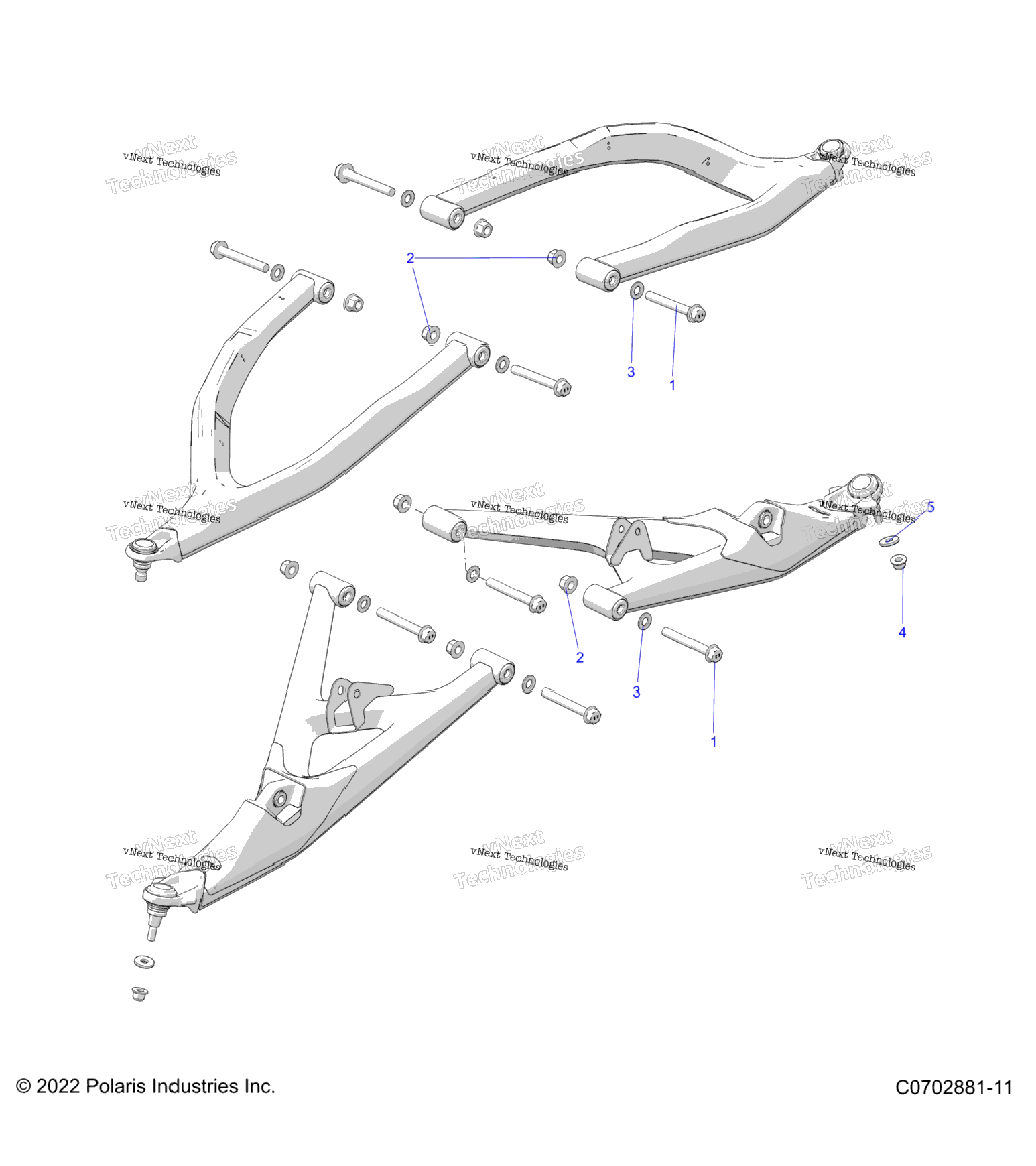 Suspension, Front Control Arms Mounting